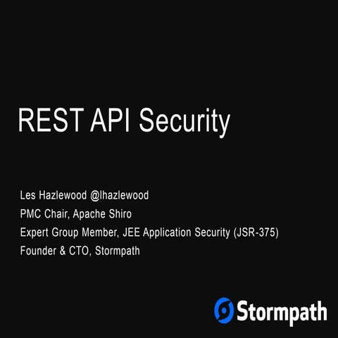 Rest API Security | PPT