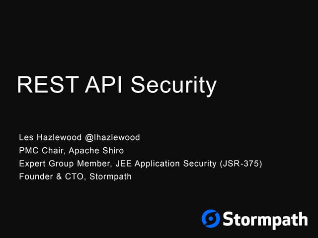 Rest API Security