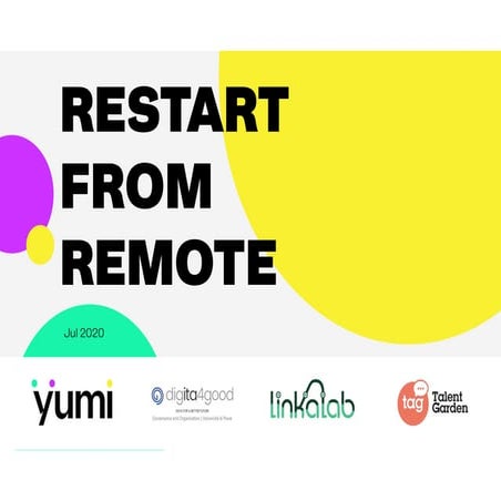 Restart From Remote - an amazing Remote Working research