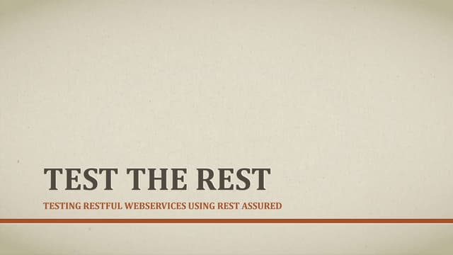 Rest assured