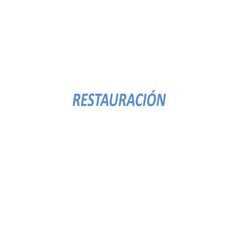 Restauración