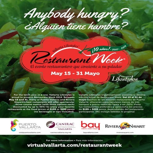 Restaurant Week Puerto Vallarta 2014