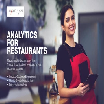 Restaurant analytics pdf