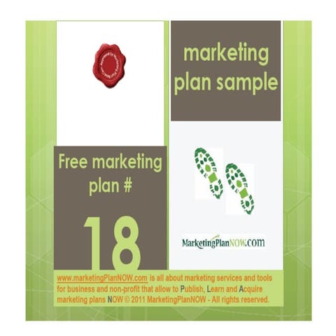 Free marketing plan sample of a restaurant (becoming a mini-chain), by www.ma...