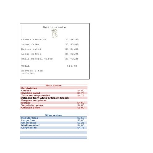 Jemfish takeaway menu | PDF