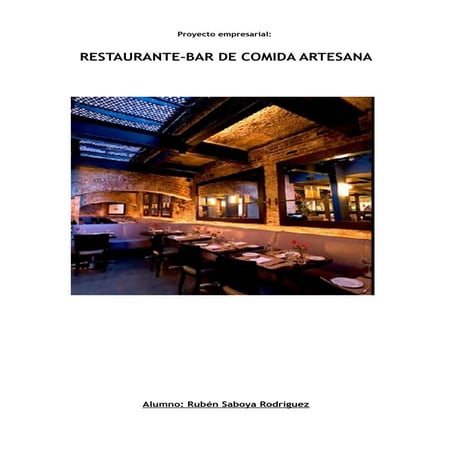 Restaurante planificacion