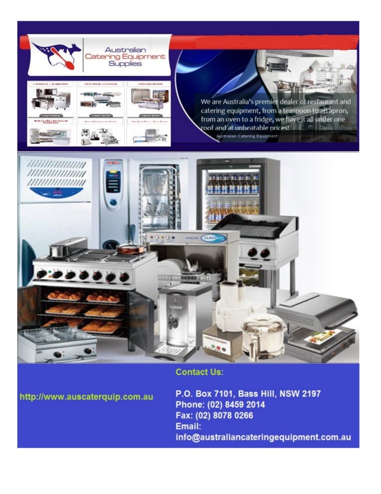 A Brief Insight Into the Commercial Catering Equipment