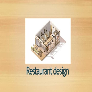 literature study of restaurant architecture | PPTX