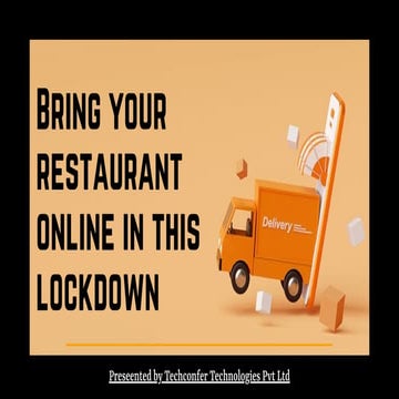Bring your restaurant online in this lockdown
