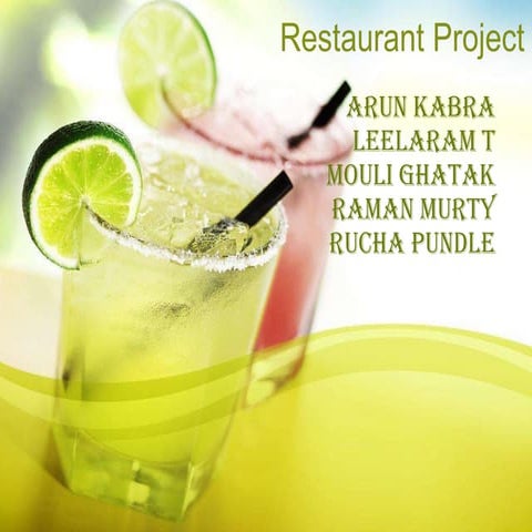Restaurant project