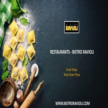 RESTAURANTS - BISTRO RAVIOLI | PDF