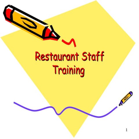 Restaurant Staff Training