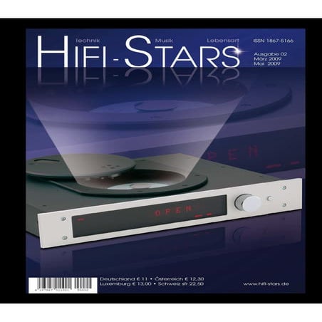 RESTEK EPOS CD-Player Testbericht in HIFI Stars Maerz 2009 | PDF