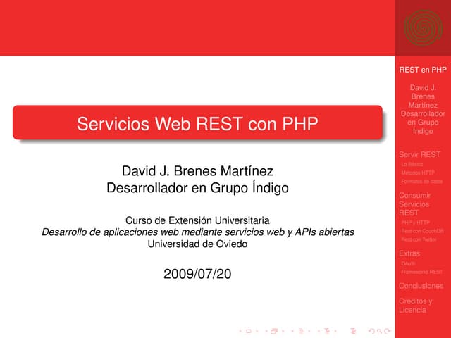 Servicio y Consumo de Servicios REST en PHP