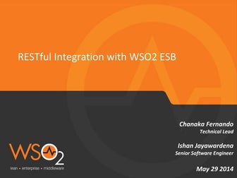 Restful Integration with WSO2 ESB 