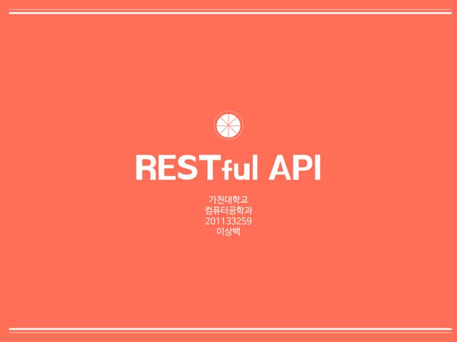 RESTful API