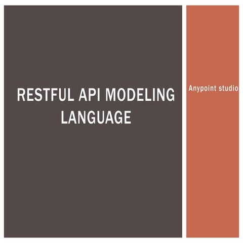 Restful api modeling language | PPT image.