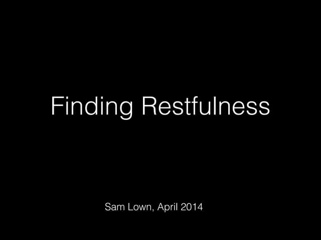 Finding Restfulness - Madrid.rb April 2014