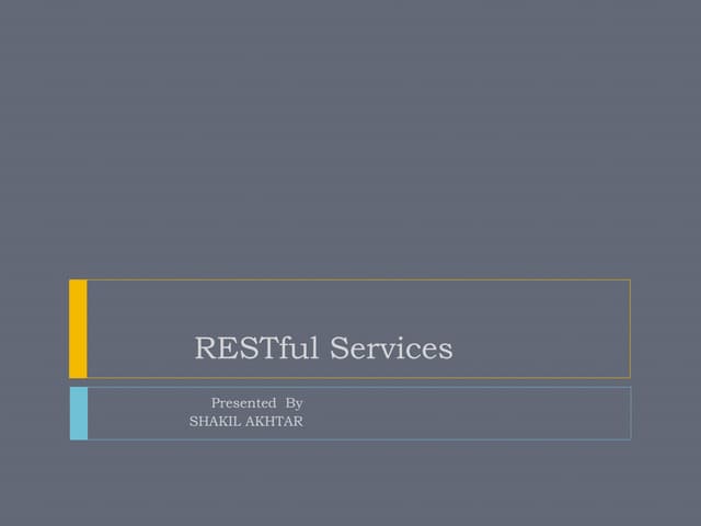 Restful Services