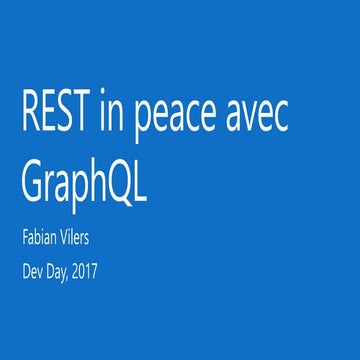 REST in peace avec GraphQL