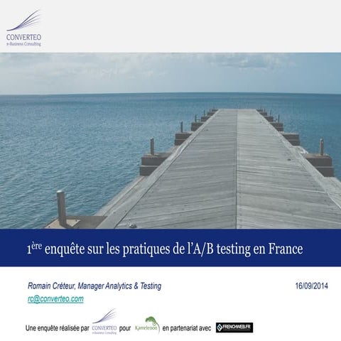 Première étude sur le testing en France
