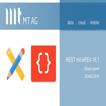 REST mit APEX 18.1