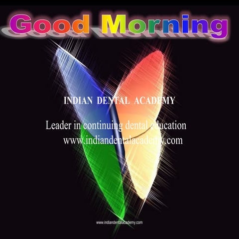 Rest of lost vert dim/ academy general dentistry