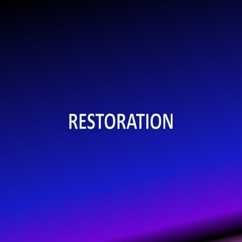 Restoration and liberal revolutions