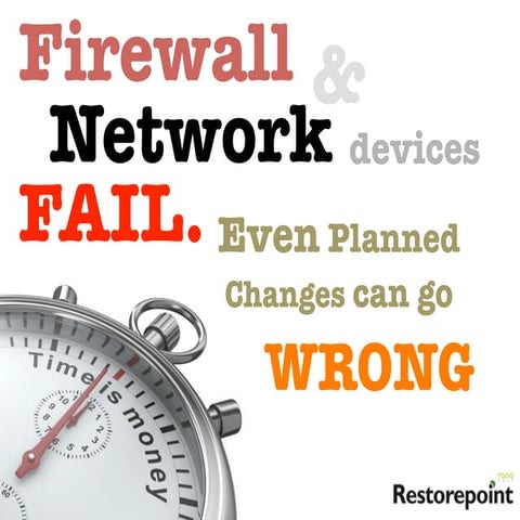 Recover Multi-Vendor Network Infrastructure in minutes