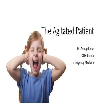 Restraining An Agitated  Patient