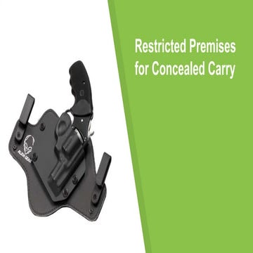 Restricted premises for Concealed Carry Firearms - Need to know CCW Tips