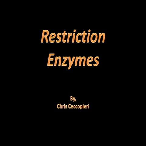 Restriction enzymes powerpoint (1)