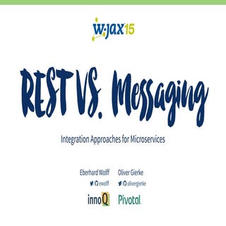 REST vs. Messaging For Microservices