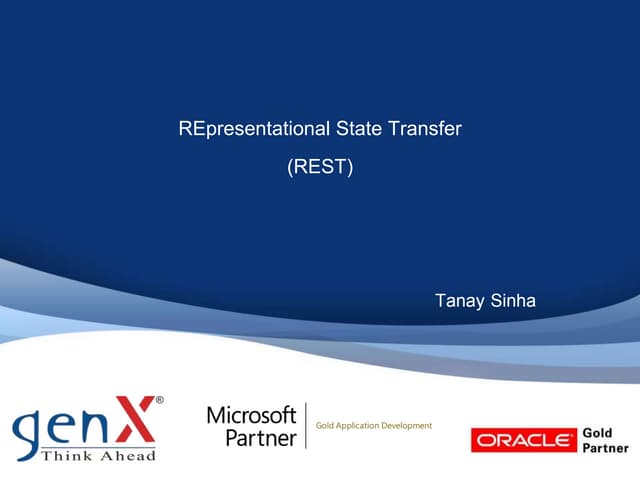 Rest webservice ppt