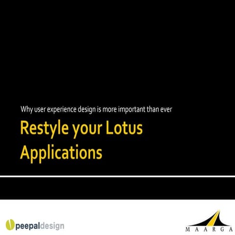 Webinar: Restyle your Notes Applications