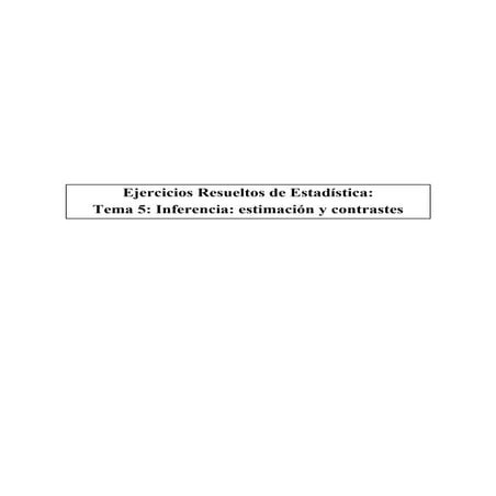 Resueltos estimacion