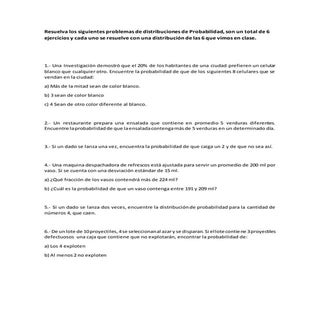 Resuelva los siguientes problemas d...