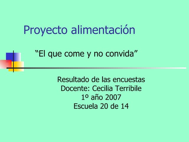 Resulatado de las encuestas