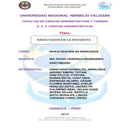 Resultados de la encuesta