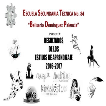 Resultados de los estilos de aprendizaje