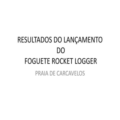 Resultados do lançamento