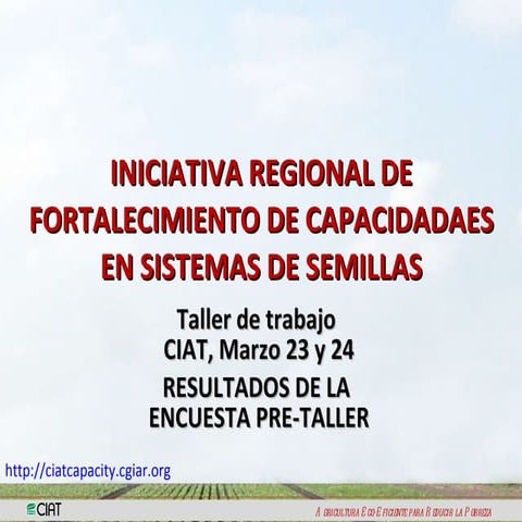 Resultados encuesta semillas