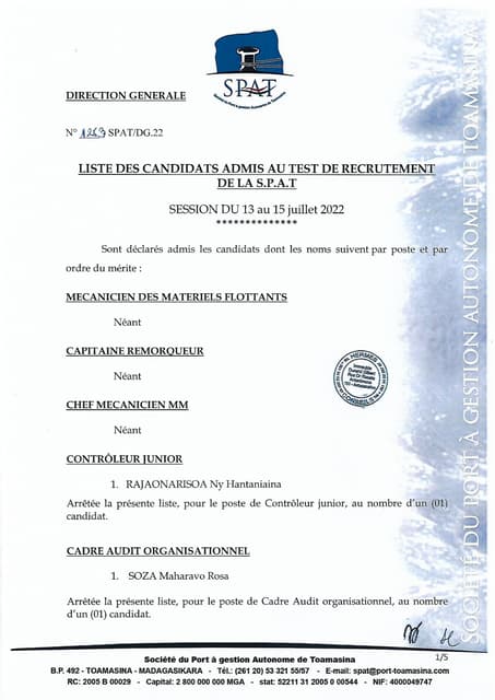 Chris UPNG Transcript | PDF