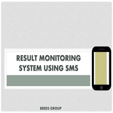 Result Monitoring System using SMS thesis