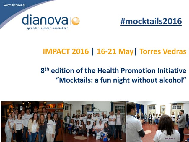 Dianova Results Evaluation Mocktails 2016