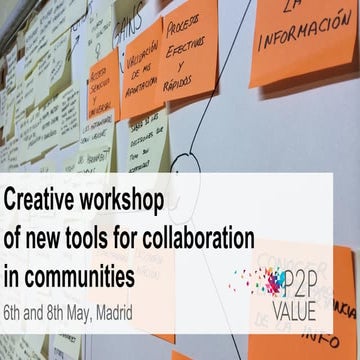 Creative workshop on new tools for collaboration