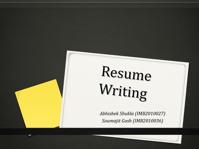 Resume