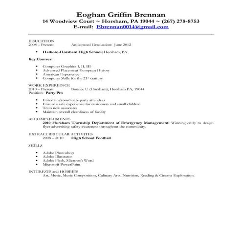 Bryan Graf Resume | PDF