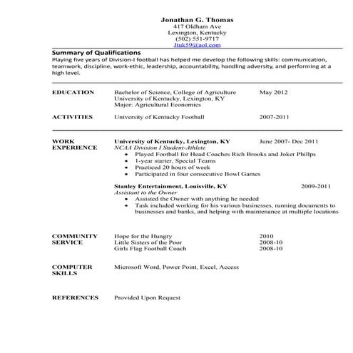Resume | DOC