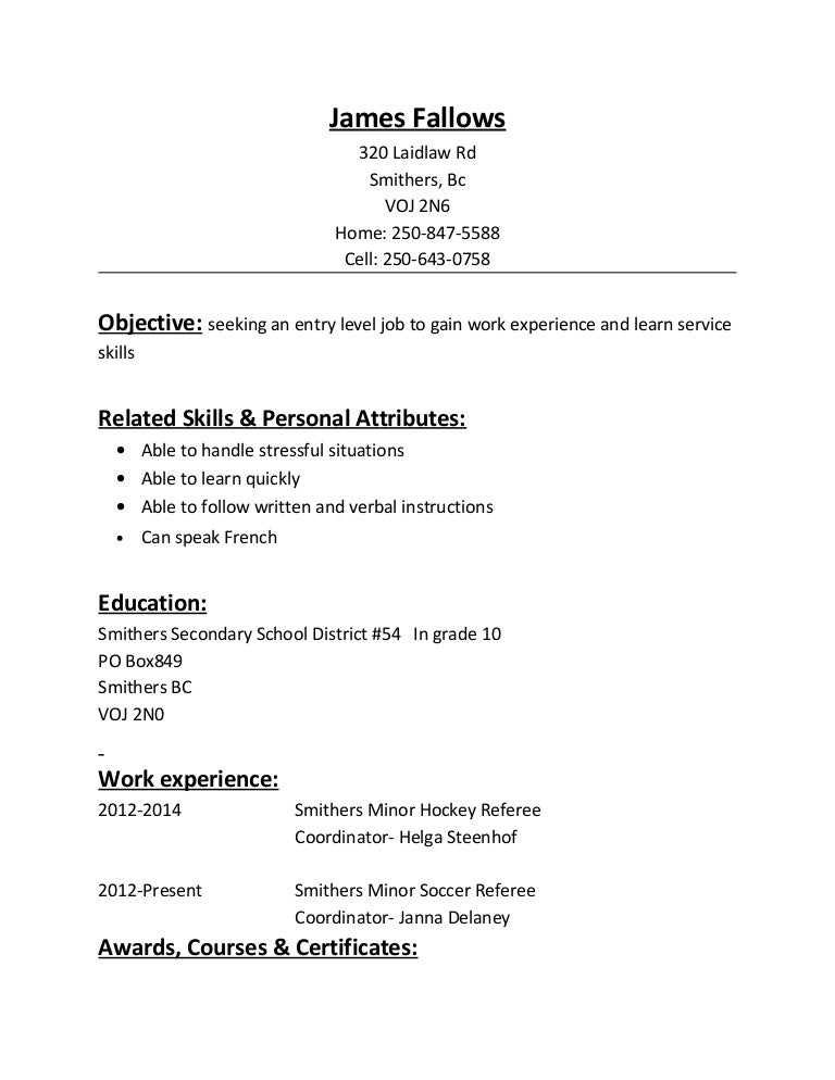 referees on resumes